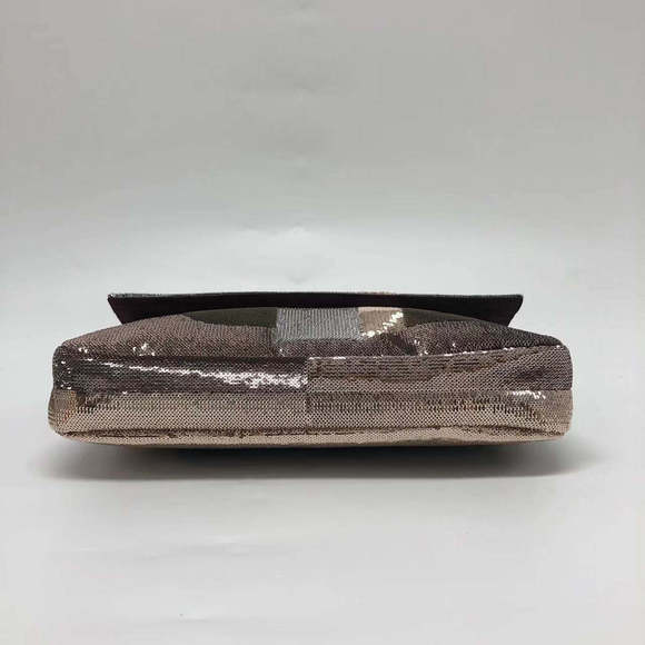 Fendi Baguette Blocks Abstract Pattern Glitter Sequin Shoulder bag - Picture 6 of 16